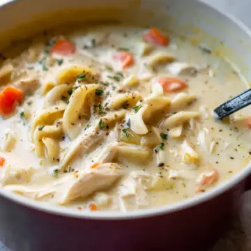 Creamy Chicken Noodle Soup