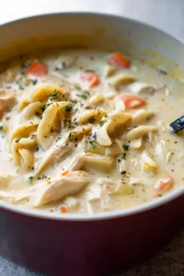 Creamy Chicken Noodle Soup