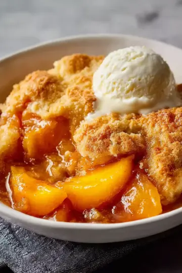 Fresh Southern Peach Cobbler