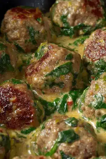 Low-Carb Spinach Turkey Meatballs