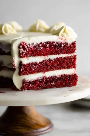 Red Velvet Cake with Cream Cheese Frosting