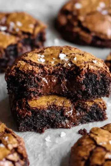 The BEST Fudgy Chewy Brookies