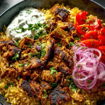 One Pan Chicken Shawarma and Rice