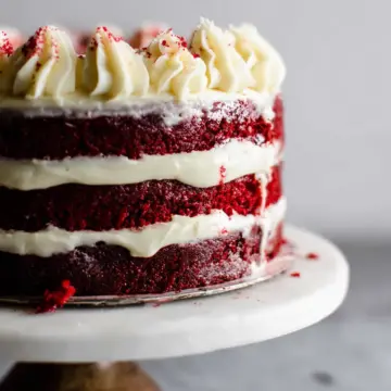 Red Velvet Cake with Cream Cheese Frosting