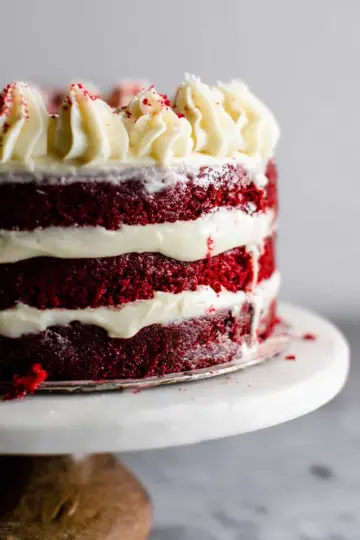 Red Velvet Cake with Cream Cheese Frosting