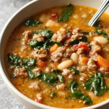 Italian Sausage White Bean Soup