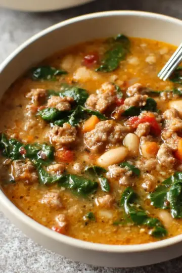 Italian Sausage White Bean Soup