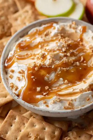 Cream Cheese Caramel Apple Dip