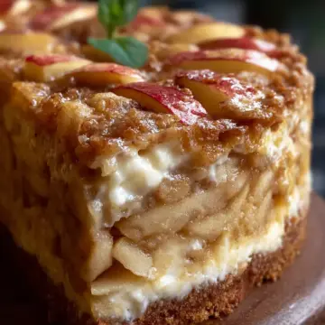 Simple and Delicious Mascarpone Apple Torte