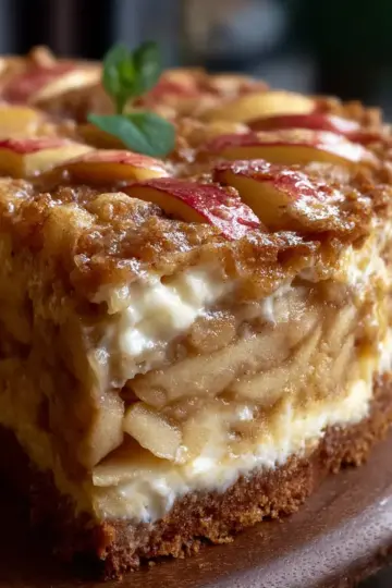 Simple and Delicious Mascarpone Apple Torte