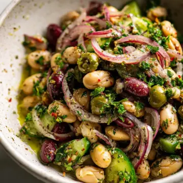 Marinated Za’atar Bean Salad