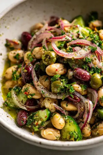 Marinated Za’atar Bean Salad