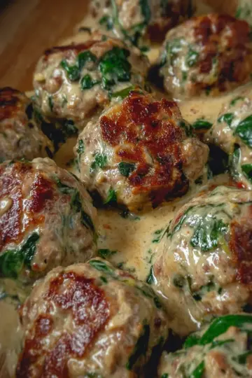 Low-Carb Spinach Turkey Meatballs