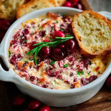 Baked Cranberry Cream Cheese Dip