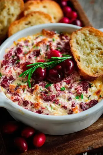 Baked Cranberry Cream Cheese Dip