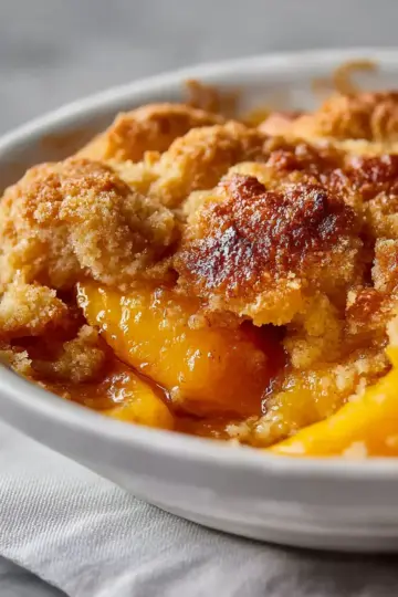 Fresh Southern Peach Cobbler