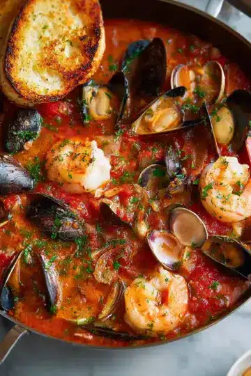 Easy Cioppino (Seafood Stew)