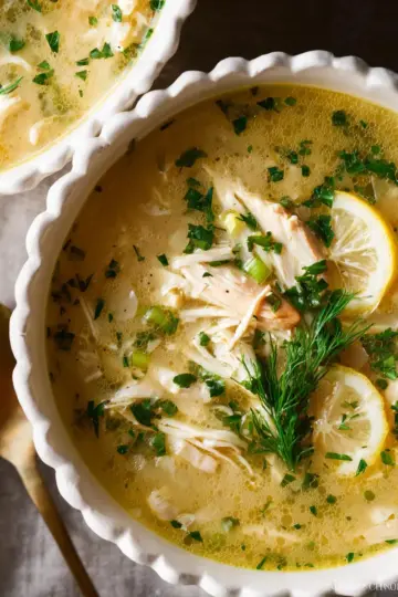 Greek Lemon Chicken Soup
