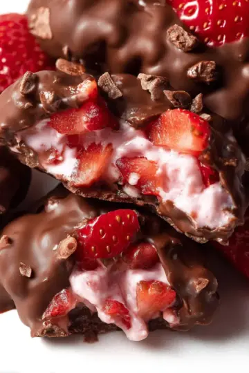 Chocolate Strawberry Yogurt Clusters (Viral Recipe!)
