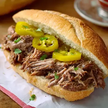 Slow Cooker Italian Beef