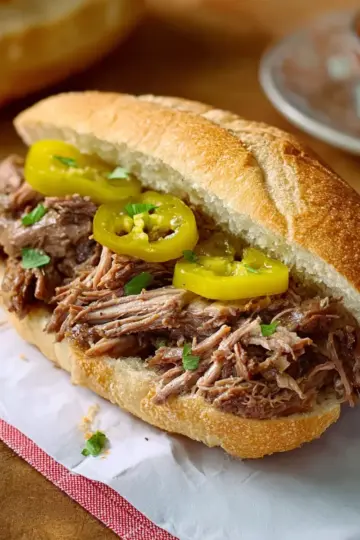 Slow Cooker Italian Beef