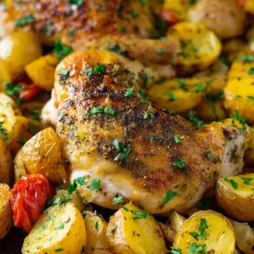 Greek Chicken and Potatoes
