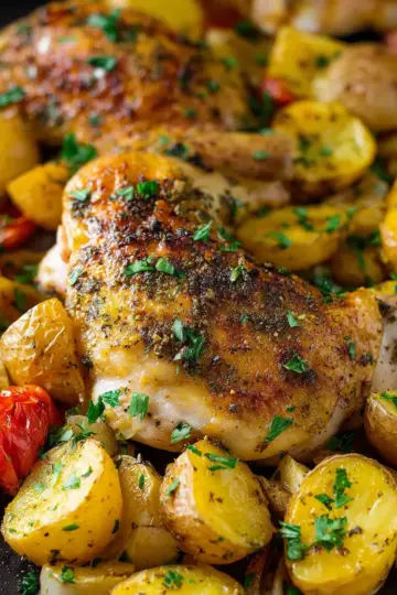 Greek Chicken and Potatoes