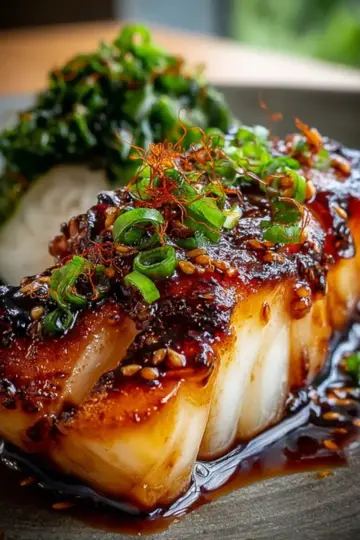 Ginger Soy Glazed Cod
