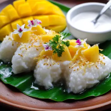Authentique mango sticky rice
