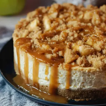 Apple Crumble Cheesecake!