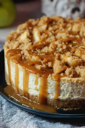 Apple Crumble Cheesecake!