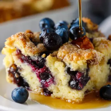 Blueberry Buttermilk Pancake Casserole