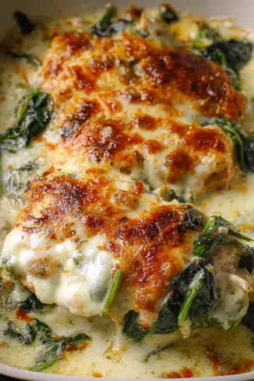 Creamy Spinach Chicken Casserole