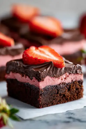 Strawberry Brownies