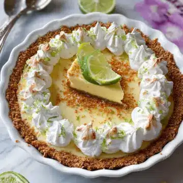 Coconut Key Lime Pie
