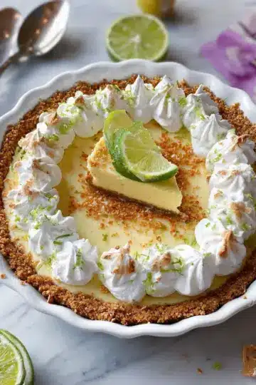 Coconut Key Lime Pie