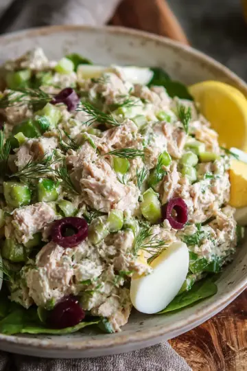 High Protein Cottage Cheese Tuna Salad