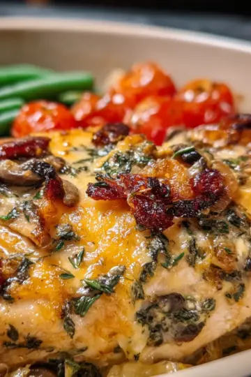 Baked Tuscan Chicken Casserole