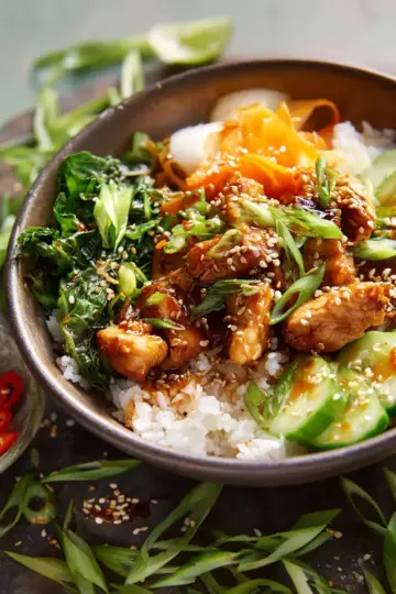 Teriyaki Chicken Rice Bowl Recipe