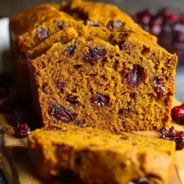 Pumpkin Cranberry Bread