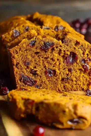 Pumpkin Cranberry Bread