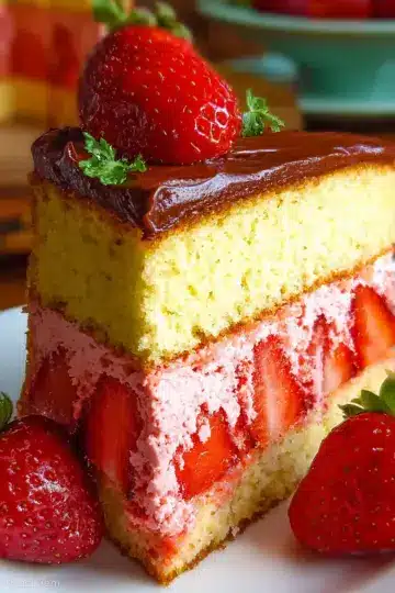Strawberry Sponge Cake