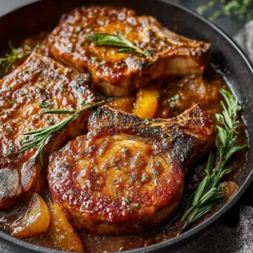 Apple Butter Pork Chops