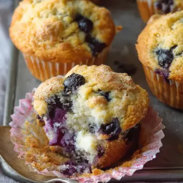 Blueberry Cream Cheese Muffins