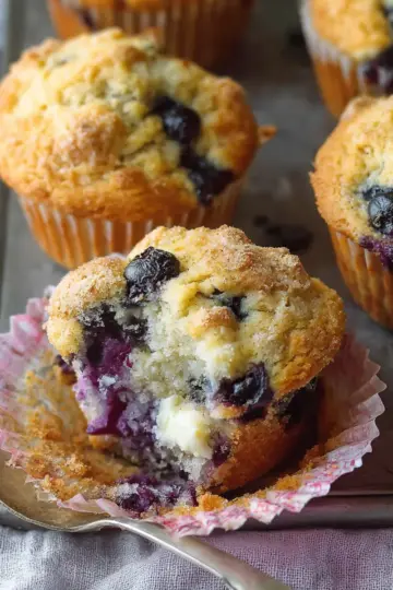 Blueberry Cream Cheese Muffins