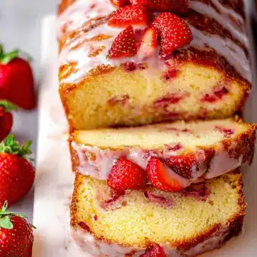 Easy Strawberry Pound Cake