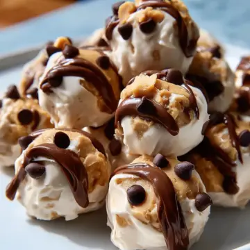 Frozen Greek Yogurt Peanut Butter Bites