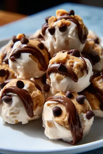 Frozen Greek Yogurt Peanut Butter Bites