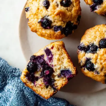 Healthy Blueberry Muffins