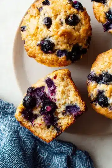 Healthy Blueberry Muffins